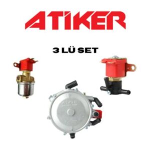 Atiker 90 kw Karbüratörlü Regulatör Gaz Kesici Benzin Kesici 3'Lü Set